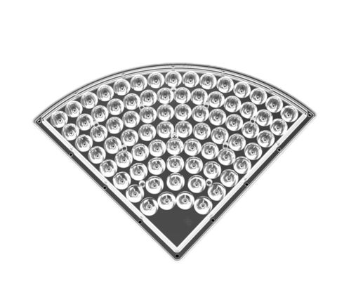 3535 Ống kính ánh sáng lũ công viên 10 độ 76 trong 1 PC Chất liệu cho sân vận động