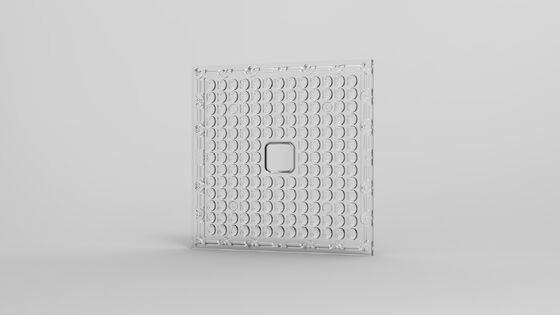 Ống kính đèn đường LED SMD3030 PC với góc chùm T3M cho khả năng chống va đập cao và vật liệu PC cấp quang học